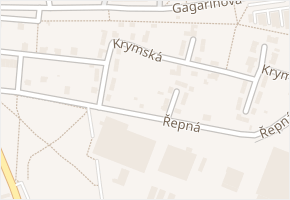 Krymská v obci Liberec - mapa ulice