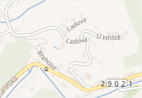 Ladova v obci Liberec - mapa ulice