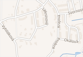 Leknínová v obci Liberec - mapa ulice