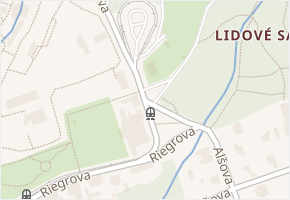 Lidové sady v obci Liberec - mapa ulice