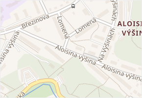 Lomená v obci Liberec - mapa ulice