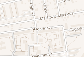 Máchova v obci Liberec - mapa ulice