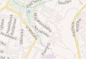 Majakovského v obci Liberec - mapa ulice