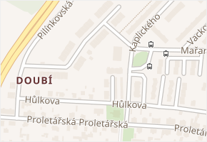 Mařanova v obci Liberec - mapa ulice