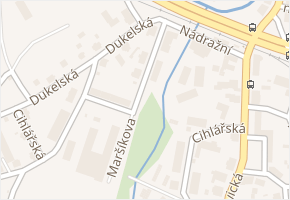 Maršíkova v obci Liberec - mapa ulice