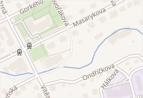 Masarykova v obci Liberec - mapa ulice