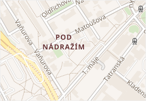 Matoušova v obci Liberec - mapa ulice