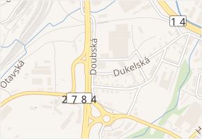 Modrá v obci Liberec - mapa ulice