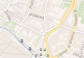 Moskevská v obci Liberec - mapa ulice