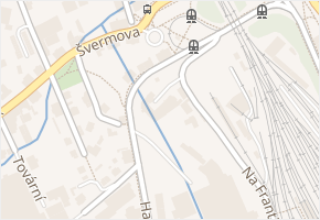 Na Františku v obci Liberec - mapa ulice