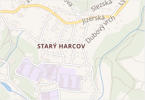 Na Hrázi v obci Liberec - mapa ulice