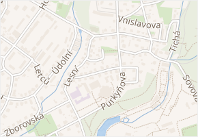Na Palouku v obci Liberec - mapa ulice