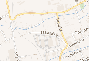 Na Pasece v obci Liberec - mapa ulice