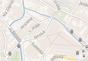 Na Rozhraní v obci Liberec - mapa ulice