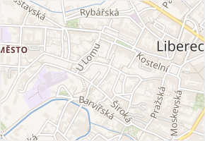 Na Schůdkách v obci Liberec - mapa ulice