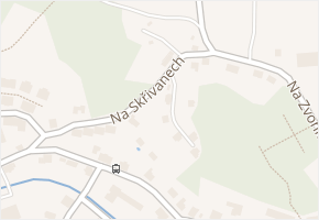 Na Skřivanech v obci Liberec - mapa ulice