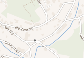 Na Zvonku v obci Liberec - mapa ulice