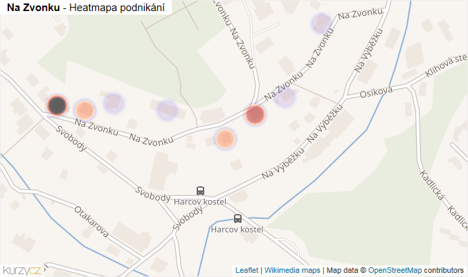 Mapa Na Zvonku - Firmy v ulici.