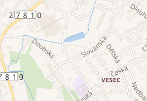 Nad Rybníkem v obci Liberec - mapa ulice