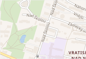 Nad Školou v obci Liberec - mapa ulice