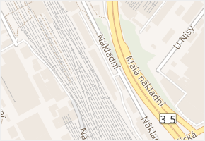 Nákladní v obci Liberec - mapa ulice
