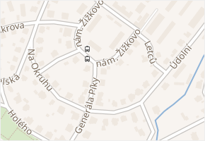 nám. Žižkovo v obci Liberec - mapa ulice