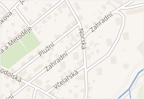 Norská v obci Liberec - mapa ulice