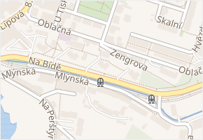 Oblačná v obci Liberec - mapa ulice