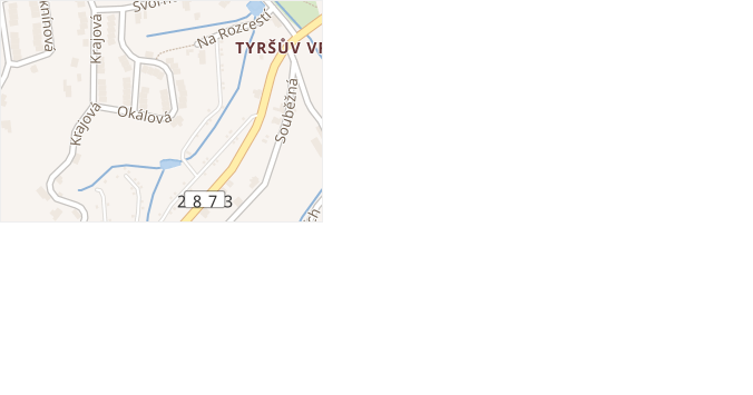 Okálová v obci Liberec - mapa ulice