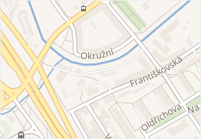 Okružní v obci Liberec - mapa ulice