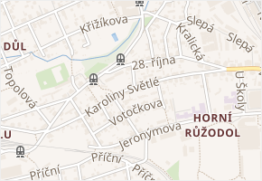 Opočenská v obci Liberec - mapa ulice