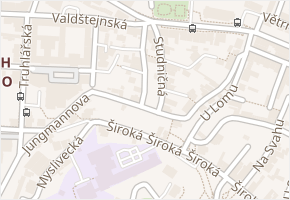Perlová v obci Liberec - mapa ulice