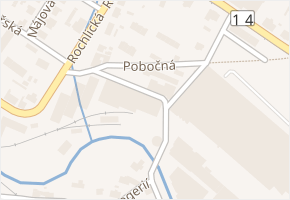 Pobočná v obci Liberec - mapa ulice