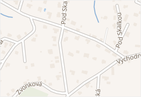 Pod Skalkou v obci Liberec - mapa ulice