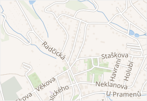 Primátorská v obci Liberec - mapa ulice
