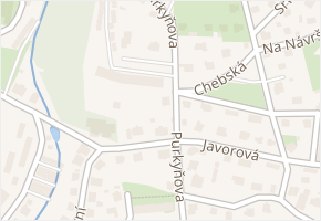 Purkyňova v obci Liberec - mapa ulice