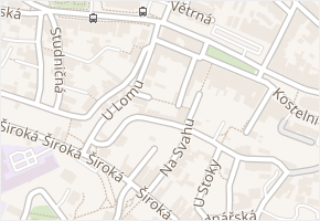 Rámový vršek v obci Liberec - mapa ulice