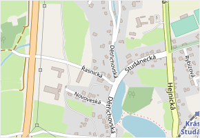 Řasnická v obci Liberec - mapa ulice