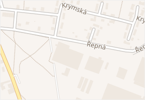 Řepná v obci Liberec - mapa ulice