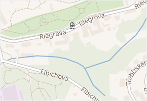 Riegrova v obci Liberec - mapa ulice
