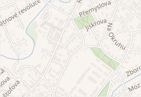 Rokycanova v obci Liberec - mapa ulice