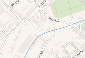 Ruská v obci Liberec - mapa ulice