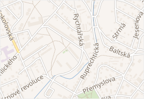 Rychtářská v obci Liberec - mapa ulice
