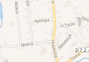 Rytířská v obci Liberec - mapa ulice