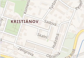 Sadová v obci Liberec - mapa ulice