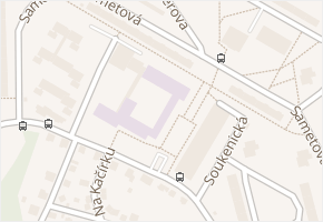 Sametová v obci Liberec - mapa ulice