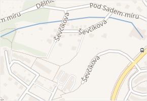 Ševčíkova v obci Liberec - mapa ulice