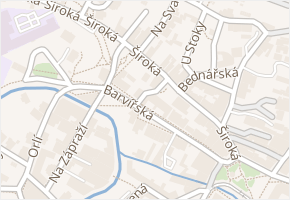 Široká v obci Liberec - mapa ulice