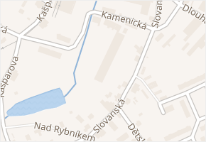 Slovanská v obci Liberec - mapa ulice