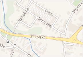 Slunečná v obci Liberec - mapa ulice